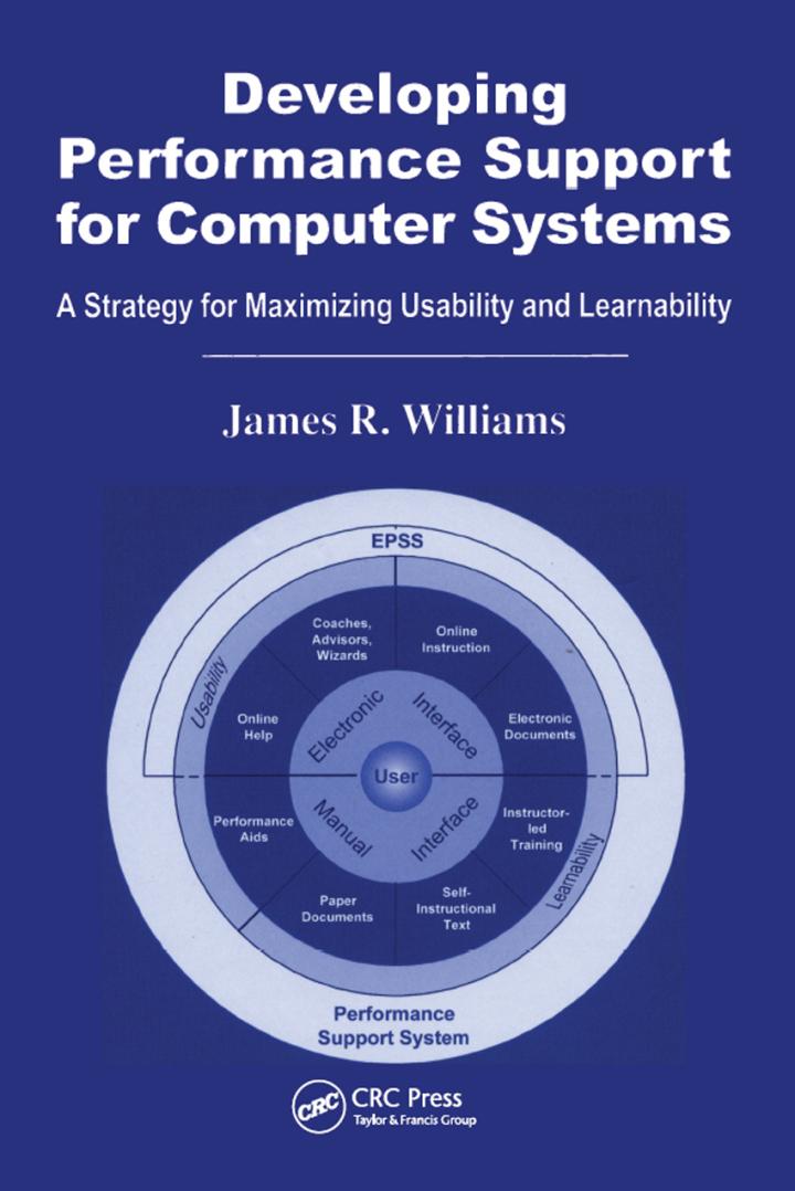 developing performance support for computer systems a strategy for maximizing usability and learnability 1st