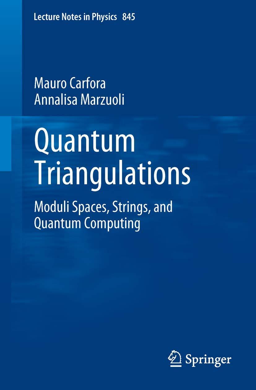 quantum triangulations moduli spaces strings and quantum computing 1st edition mauro / marzuoli annalisa