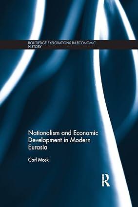 nationalism and economic development in modern eurasia 1st edition carl mosk 1138904872, 978-1138904873