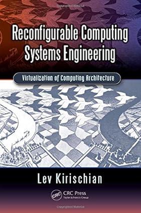 reconfigurable computing systems engineering virtualization of computing architecture 1st edition lev