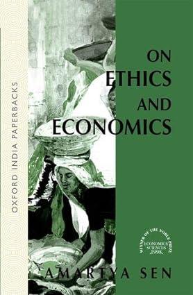 on ethics and economics 1st edition sen amartya 019562761x, 978-0195627619
