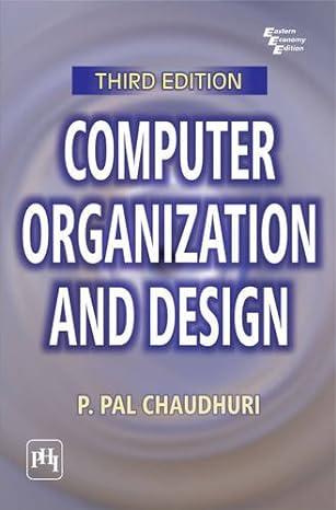 computer organization and design 3rd edition p. pal chaudhuri 8120335112, 978-8120335110