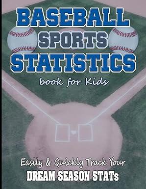 baseball sports statistics book for kids 1st edition big bad mama wolf b09sbsg18t, 979-8415673742