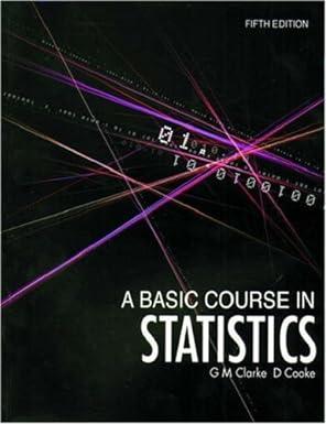 a basic course in statistics 5th edition g. m. clarke, d. cooke 0340814063, 978-0340814062