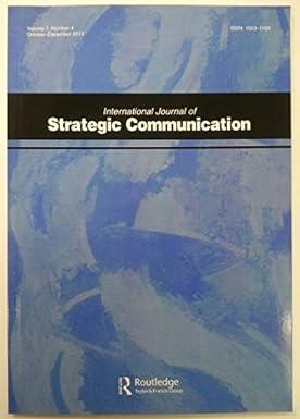 international journal of strategic communication 1st edition ansgar zerfass, kelly page werder b012pi1epe,