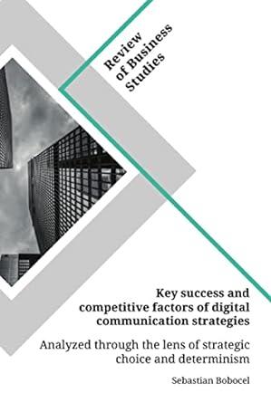 key success and competitive factors of digital communication strategies analyzed through the lens of