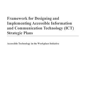 framework for designing and implementing accessible information and communication technology ict strategic