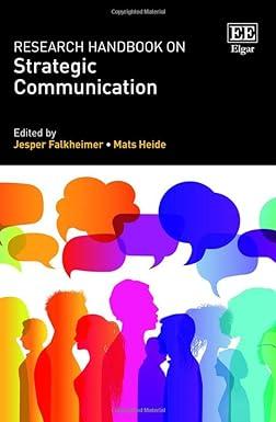 research handbook on strategic communication 1st edition jesper falkheimer, mats heide 1800379889,