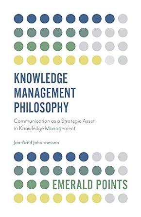 knowledge management philosophy communication as a strategic asset in knowledge management 1st edition