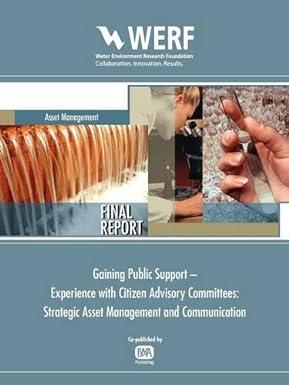 gaining public support experience with citizen advisory committees strategic asset management and