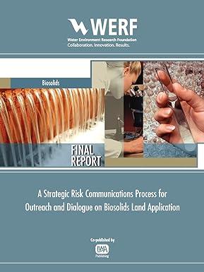 strategic risk communications process for biosolids land application 1st edition gordon butte, sarah thorne,