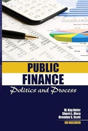 public finance politics and process 1st edition martha k hofer 1465259821, 978-1465259820