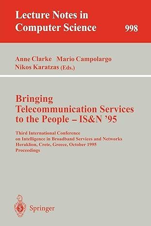 bringing telecommunication services to the people is and n 95 third international conference 1st edition anne