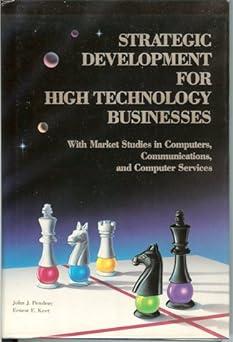 strategic development for high technology businesses with market studies in computers communication and
