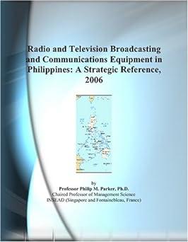 radio and television broadcasting and communications equipment in philippines a strategic reference 2006 1st
