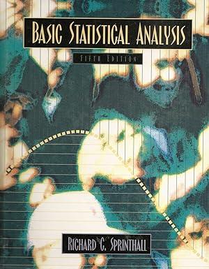basic statistical analysis 5th edition richard c. sprinthall 0205200591, 978-0205200597