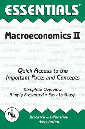 essentials of macroeconomics volume  2 1st edition robert s. rycroft 0878917195, 978-0878917198