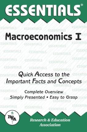 essentials of macroeconomics volume  1 1st edition robert s. rycroft 0878917004, 978-0878917006