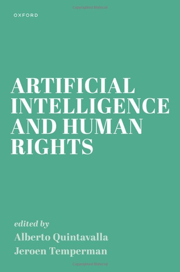 artificial intelligence and human rights 1st edition alberto quintavalla , jeroen temperman 0192882481,