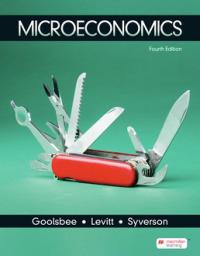 microeconomics 4th edition austan goolsbee, steven levitt, chad syverson 1319330576, 9781319330576