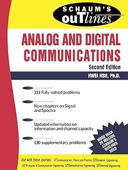 analog and digital communications 2nd edition hwei p. hsu 0071402284, 978-0071402286