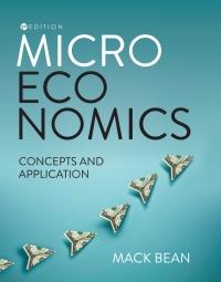 microeconomics concept and application 1st edition mack bean 1793553033,9781793553034