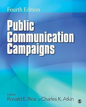 public communication campaigns 4th edition ronald e. rice, charles k. atkin 1412987709, 978-1412987707