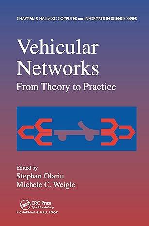 vehicular networks from theory to practice chapman hall crc computer and information science series 1st