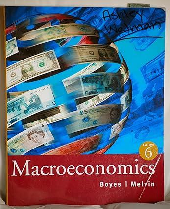 macroeconomics 6th edition william boyes, michael melvin 0618372547, 978-0618372546