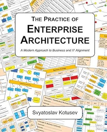 the practice of enterprise architecture a modern approach to business and it alignment 1st edition svyatoslav