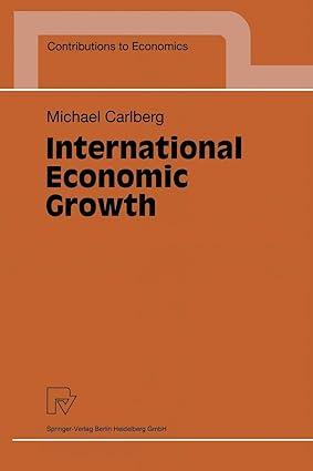 international economic growth 1st edition michael carlberg 3790809950, 978-3790809954