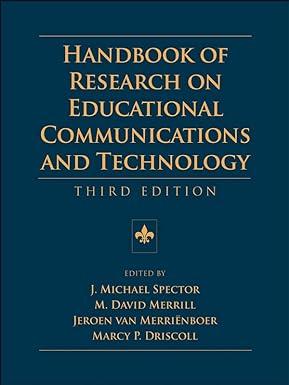 handbook of research on educational communications and technology 3rd edition david jonassen, michael j.