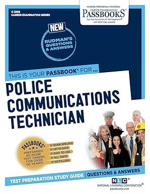 police communications technician 1st edition national learning corporation 1731835264, 978-1731835260