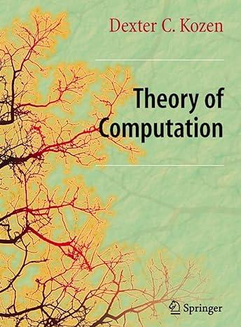 Theory Of Computation Texts In Computer Science