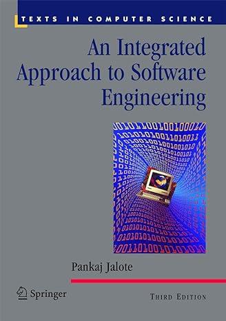 an integrated approach to software engineering texts in computer science 3rd edition pankaj jalote