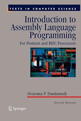 introduction to assembly language programming for pentium and risc processors texts in computer science 2nd