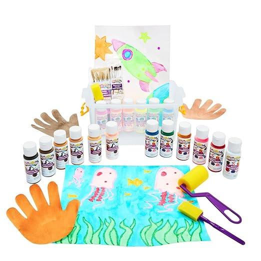 colorations young artist paint set sponge brushes  colorations b0bb1nzyd2