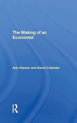 the making of an economist 1st edition arjo klamer, david colander 0367293684, 978-0367293680