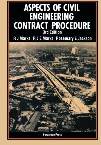 aspects of civil engineering contract procedure 3rd edition r. j. marks, r. j. e. marks, r. e. jackson