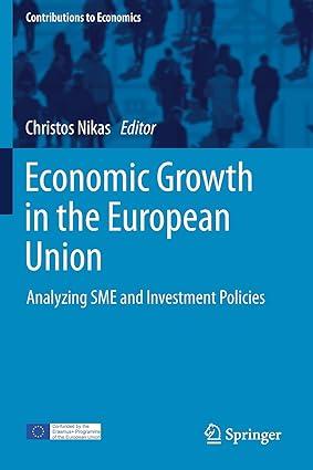 economic growth in the european union analyzing sme and investment policies 1st edition christos nikas