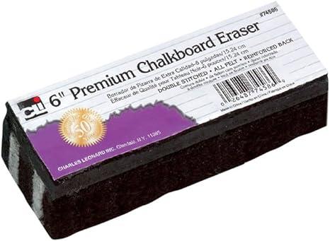 charles leonard premium felt chalkboard eraser 12 pack  charles leonard b000rrwlk8