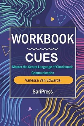 workbook cues master the secret language of charismatic communication 1st edition saripress b09vwjml85,