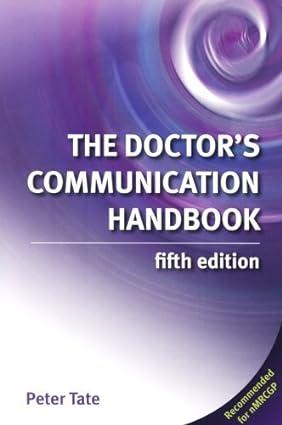 the doctors communication handbook 5th edition dr. peter tate 1846191386, 978-1846191381