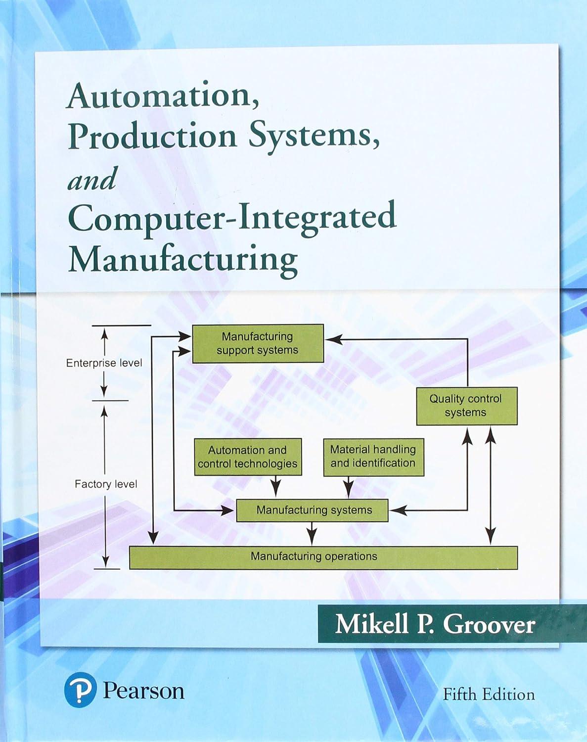 automation production systems and computer integrated manufacturing 5th edition mikell groover 0134605462,