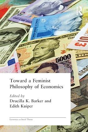 toward a feminist philosophy of economics 1st edition drucilla barker , edith kuiper 0415283884,