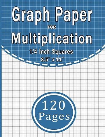 graph paper for multiplication  fatima publishing b0cfcy7gn5