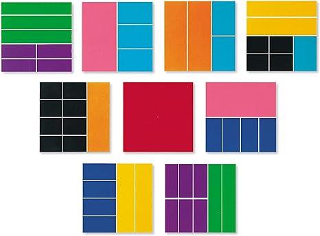 learning resources deluxe rainbow fraction squares ?ler0619 learning resources b002jf26pq