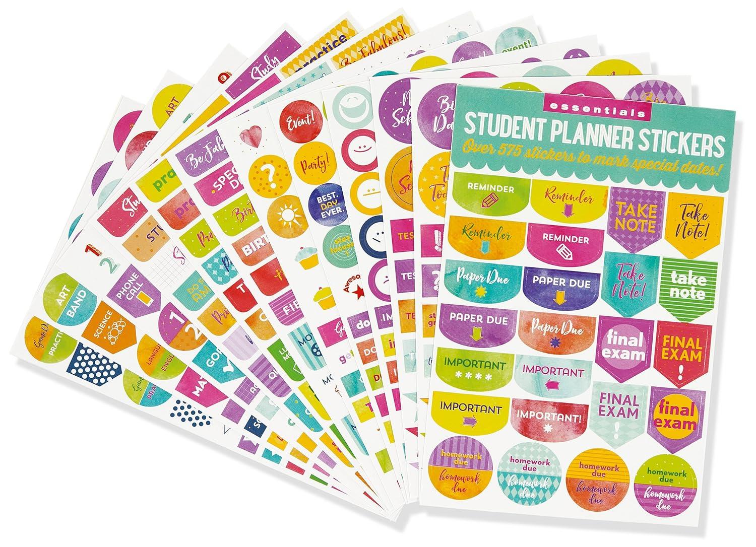 student planner stickers  peter pauper press 1441327711, 978-1441327710