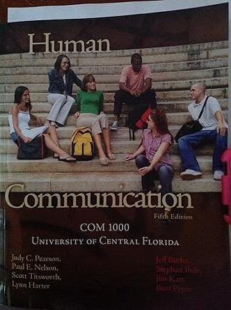 human communication 5th edition scott titsworth 0078037727, 978-0078037726