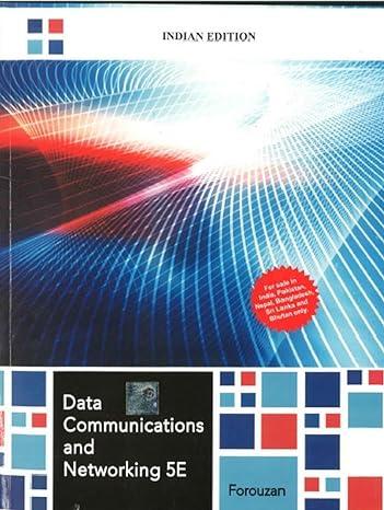 data communications and networking 5th edition forouzan 1259064751, 978-1259064753